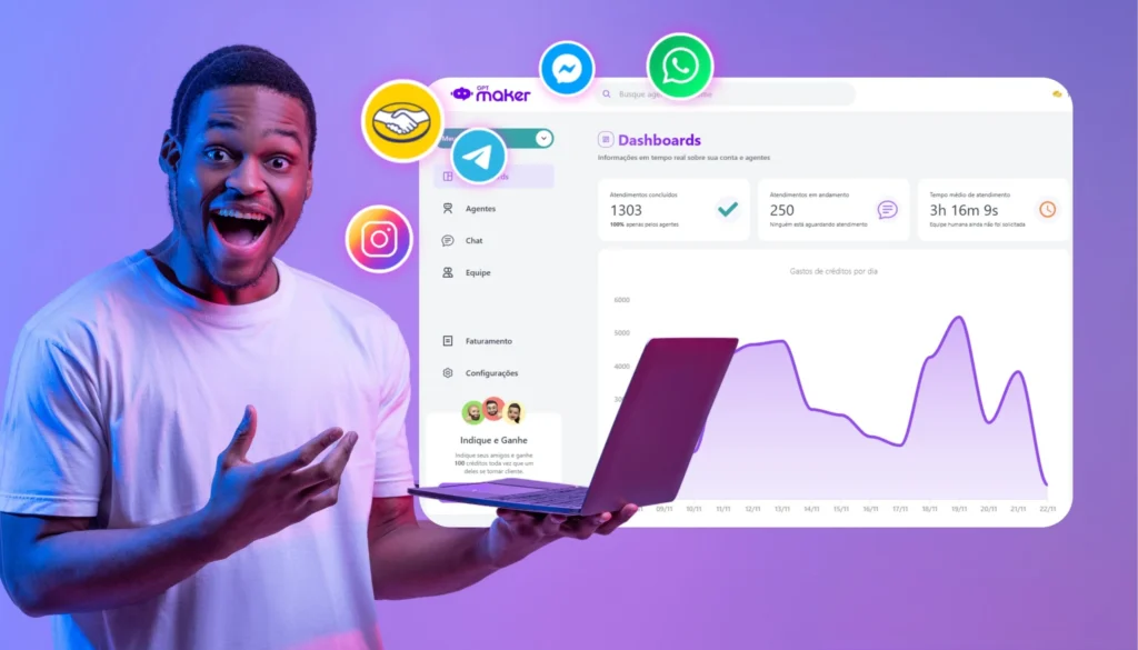 Formas de ganhar dinheiro com IA: ilustração mostrando 7 maneiras práticas de lucrar usando inteligência artificial